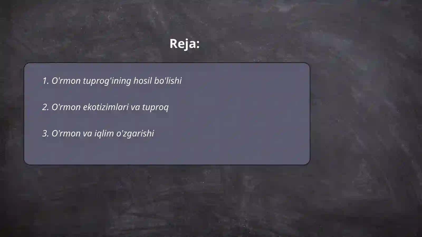O'rmon va o'rmon dasht tuproqlari 2