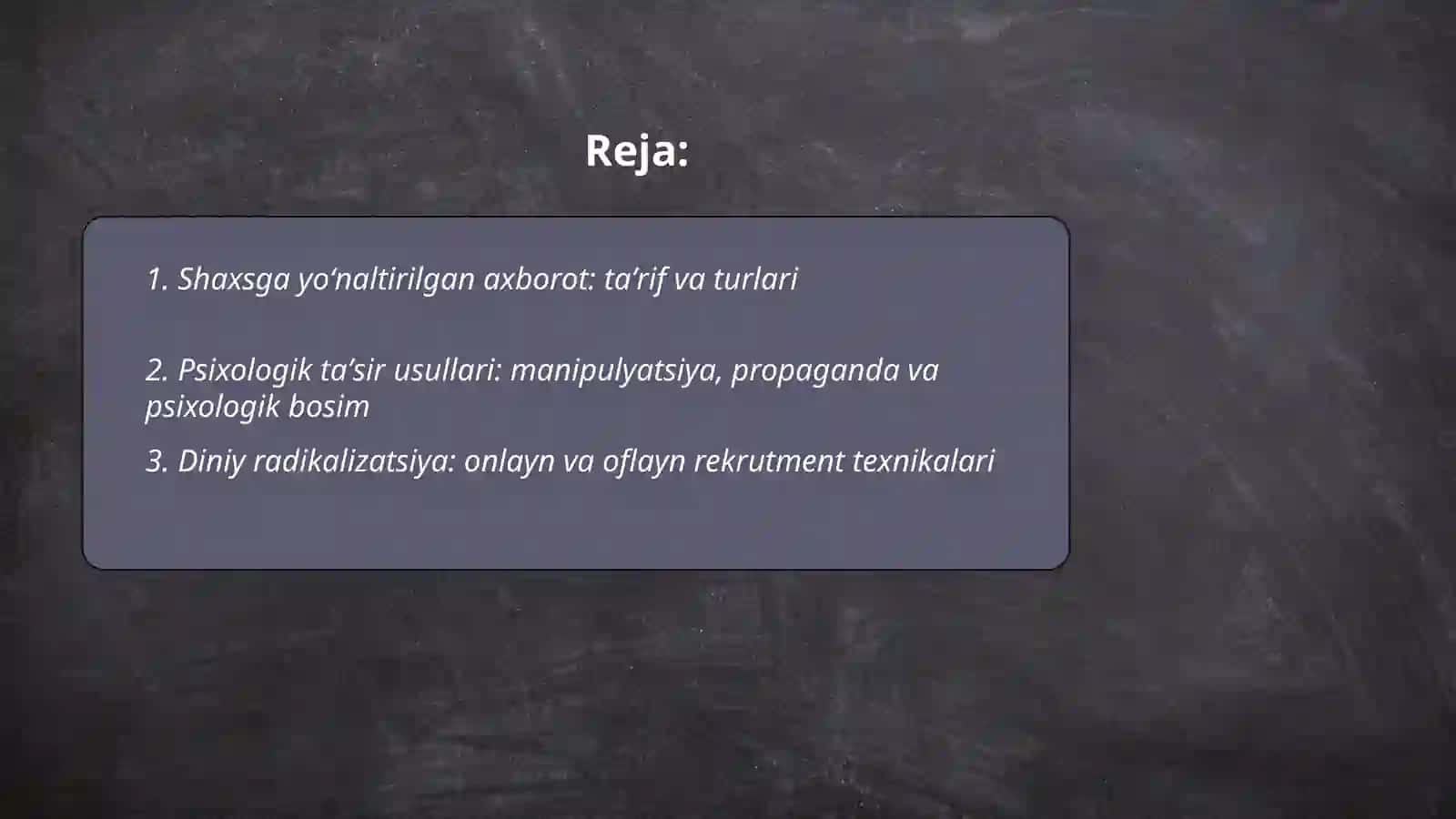 Shaxsga yoʻnaltirilgan axborot: taʼrif va turlari 2