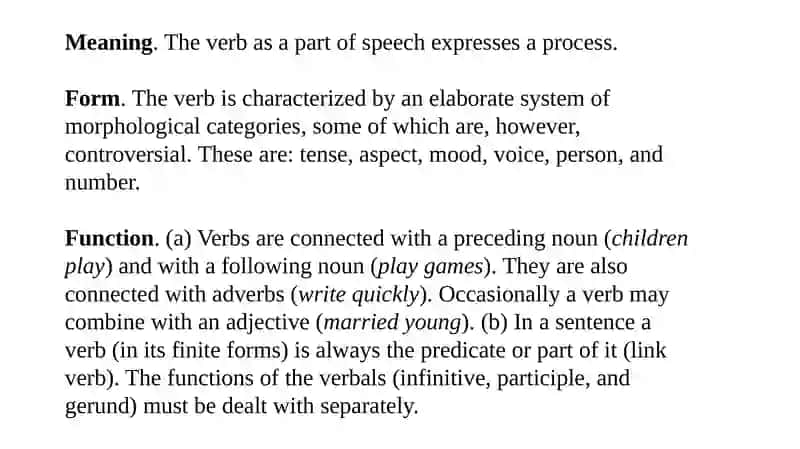 The Verb and Its Types 2