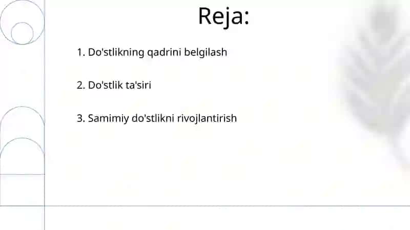 Do'stlik inson axloqining bebaxo go'zalligi 2