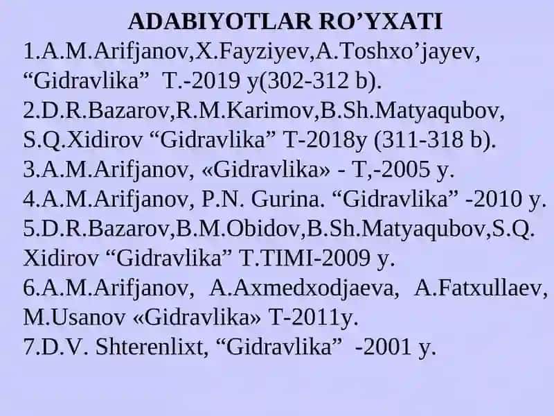 AMALIY PROFILLI va KENG OSTONALI SUV O’TKAZGICHLAR 2