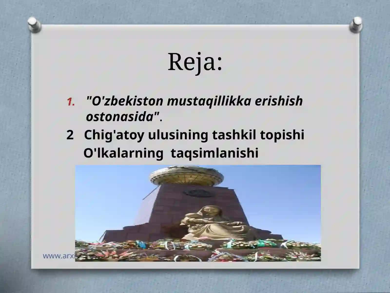 O'zbekiston tarixi 2
