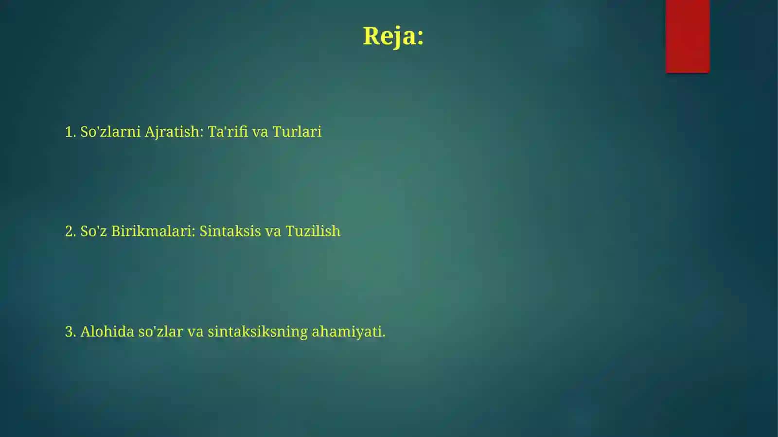 So'z Birikmalarini Tahlil Qilish 2