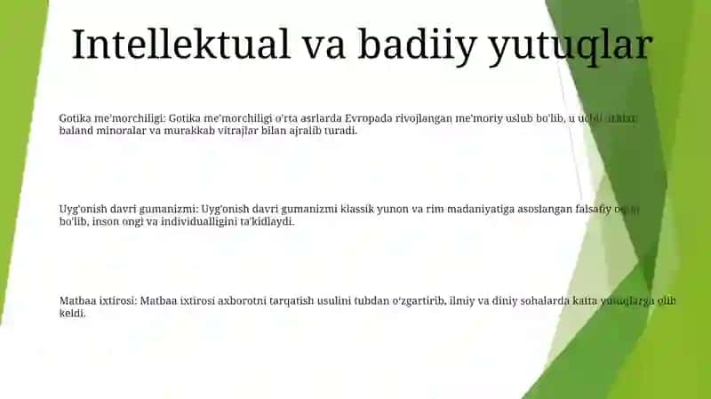 Òrta Asr Yevropa Madaniyati 2
