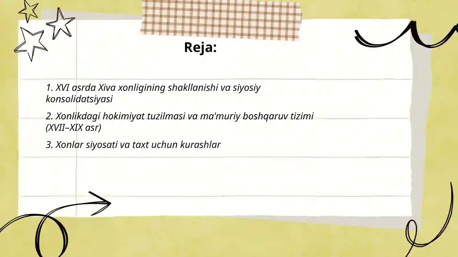 XVI-XIX-asr ikkinchi yarmida Xiva xonligining siyosiy tarixi 2