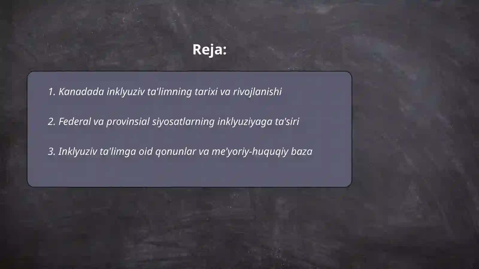 Kanadada inklyuziv ta'lim va uning rivojlanishi 2