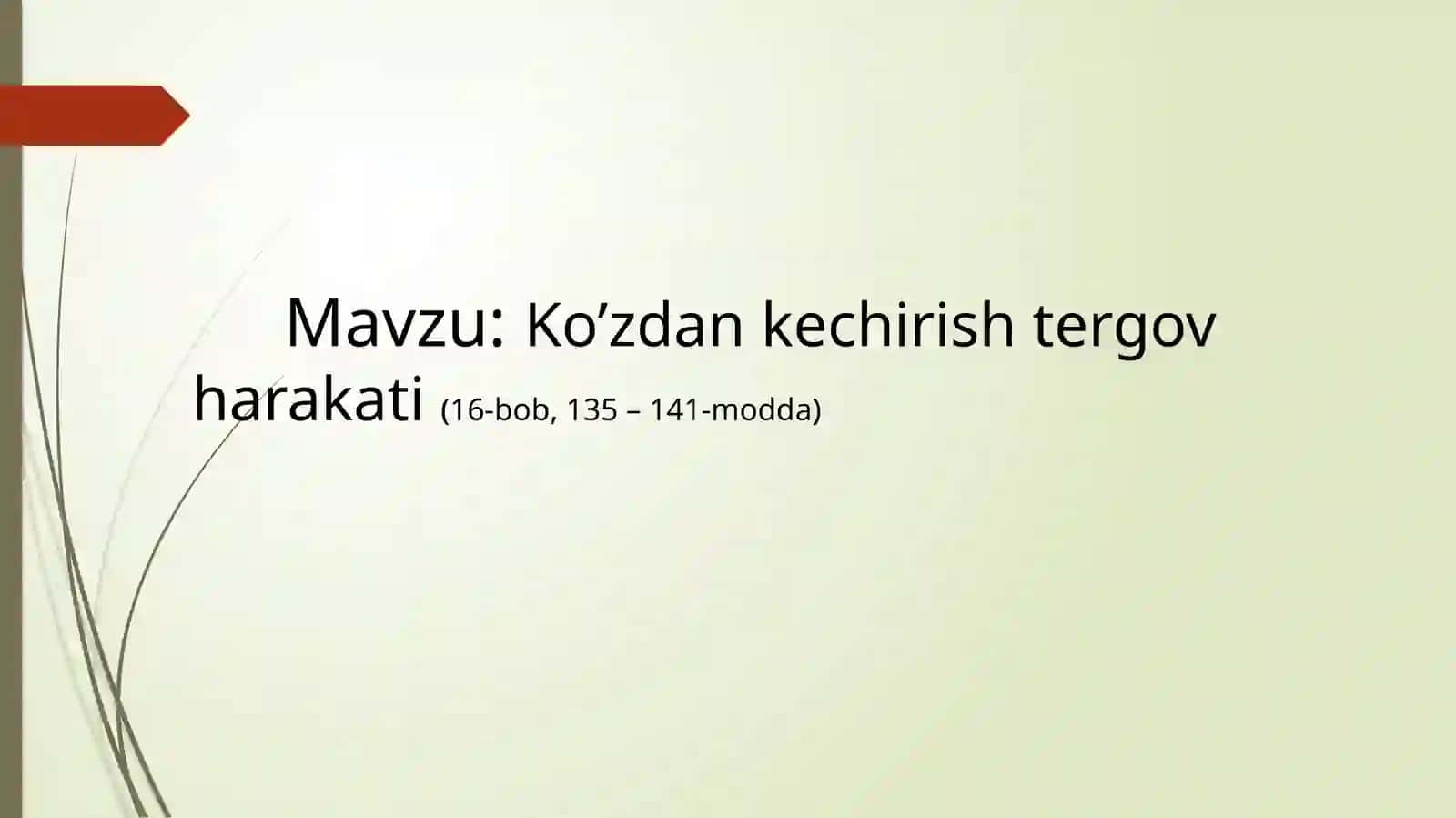 Jinoyat-protsessual huquqi 2