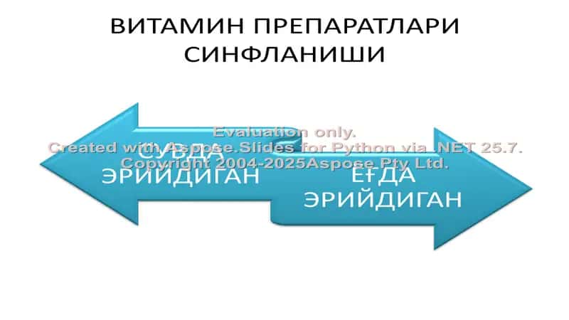 ВИТАМИН ПРЕПАРАТЛАРИ 2