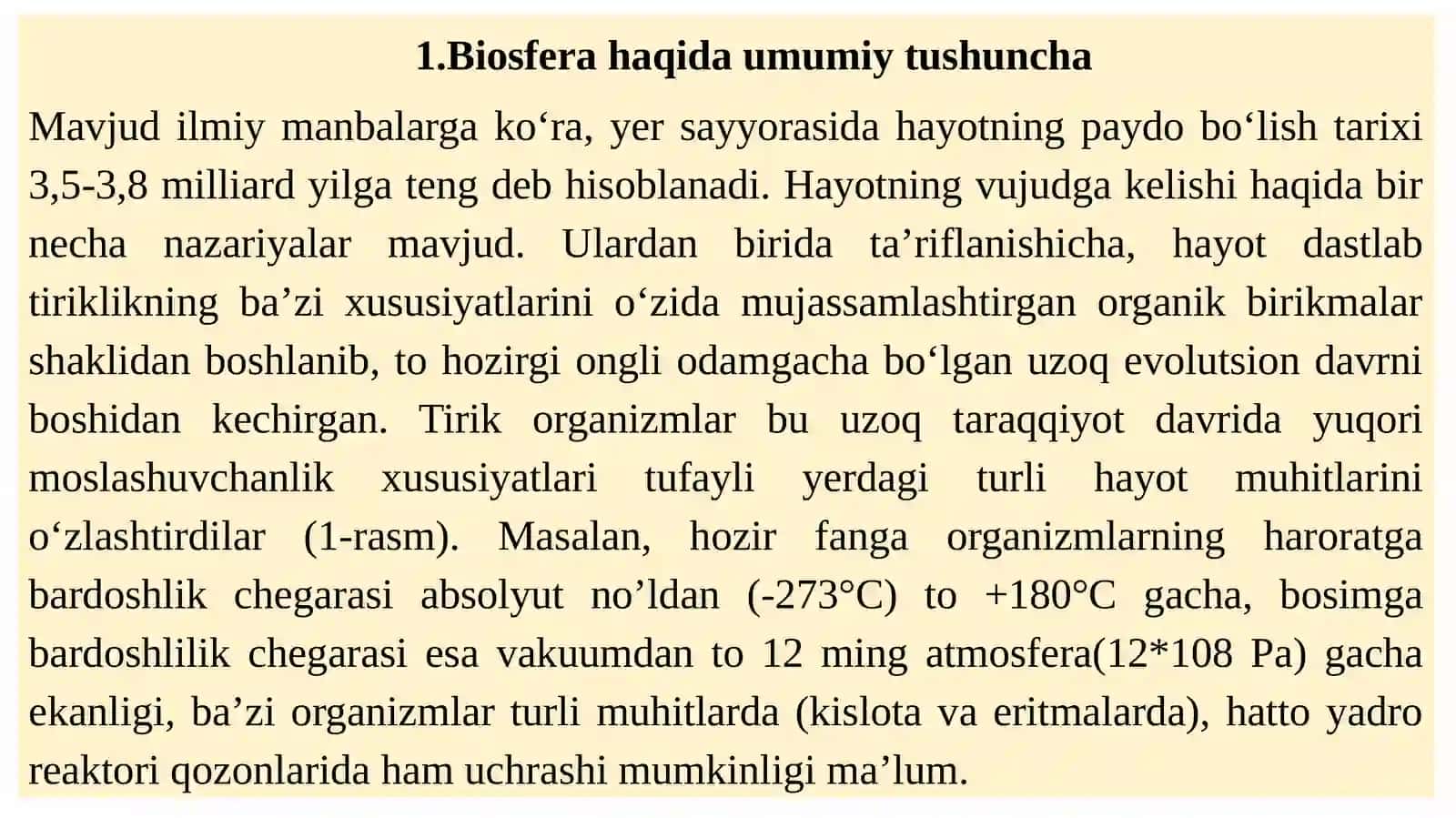 Biosferada kechadigan jarayonlar 2