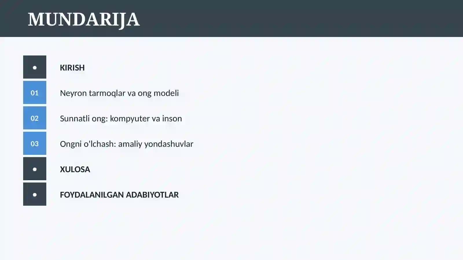 ONG HAQIDA XOZIRGI ZAMON TASAVURLARI 2