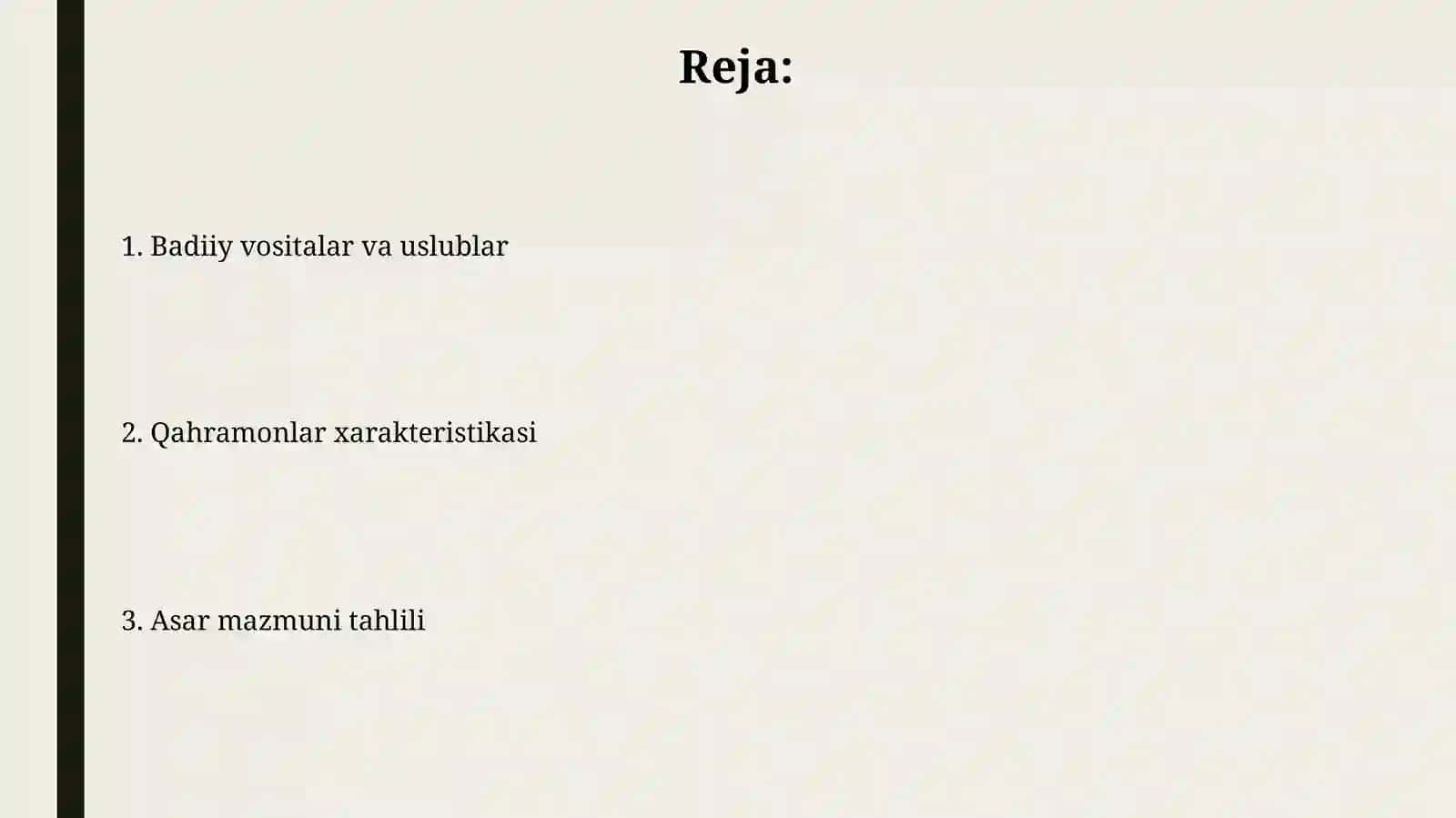 Avlodlar davoni asari tahlili 2