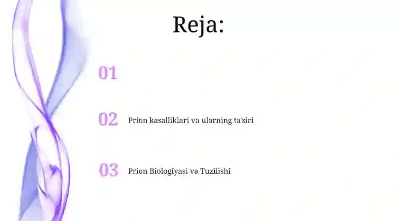 Prionlarni amaliyotdagi ahamiyati 2