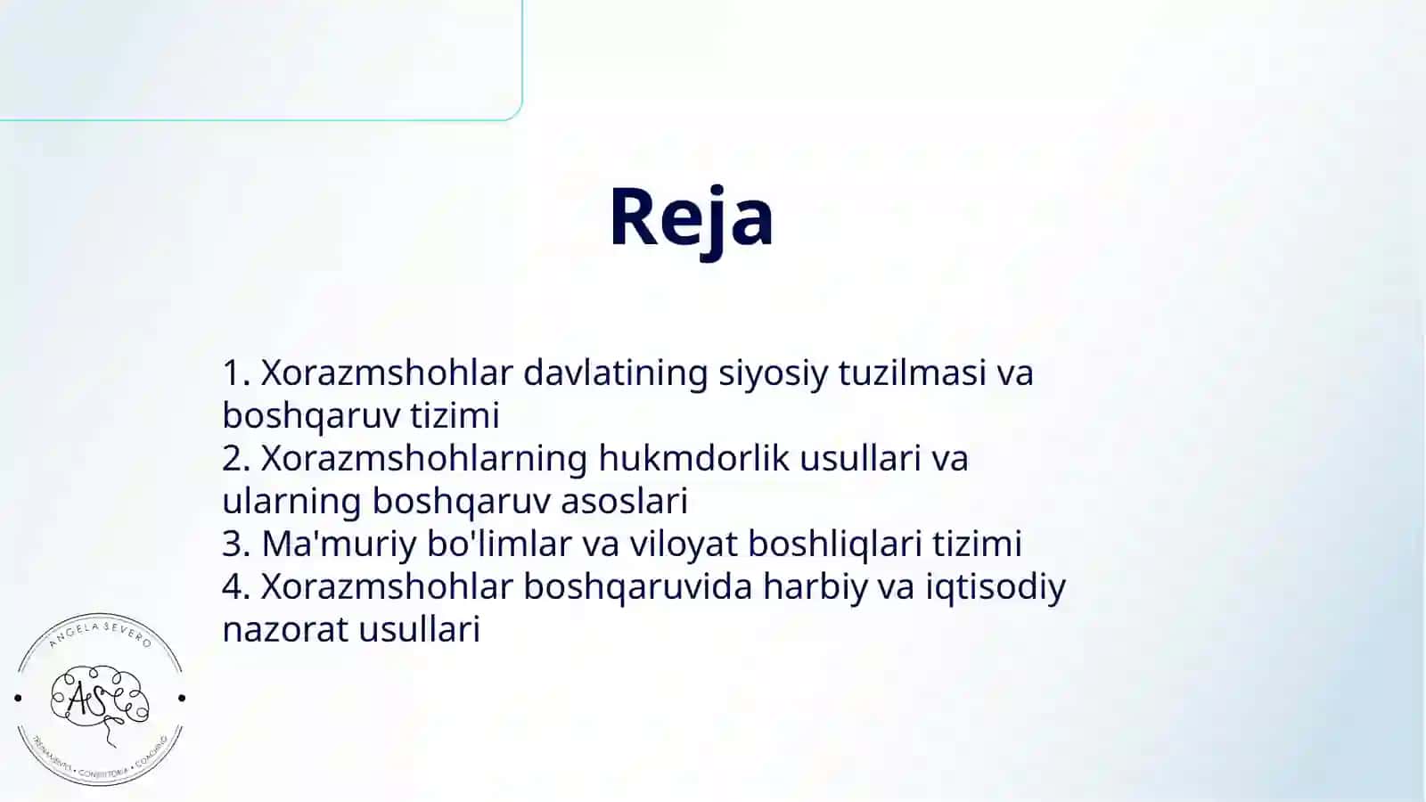XORAZMSHOHLAR DAVLATI BOSHQARUVI 2