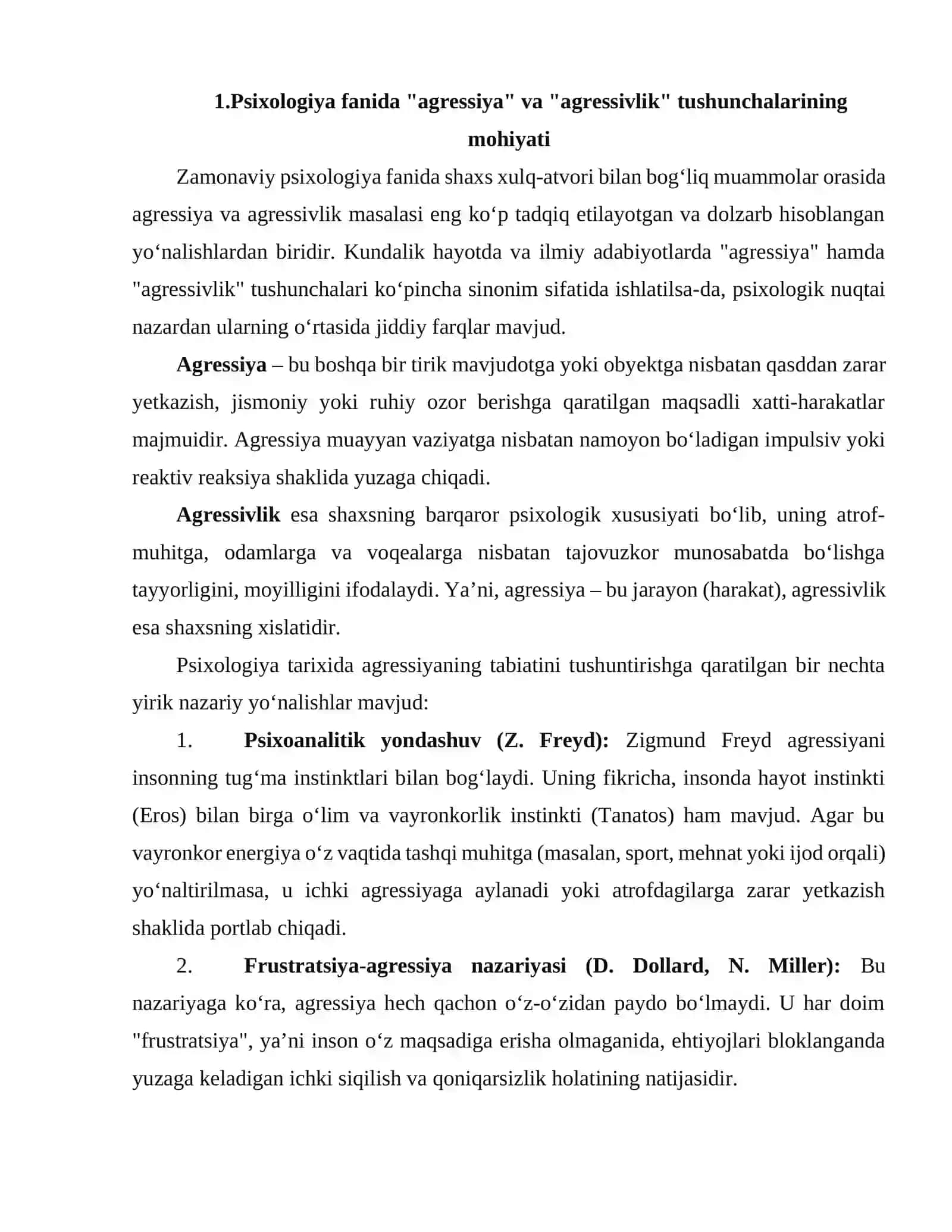 BOLALARDA AGRESSIV XULQ-ATVOR VA UNING PSIXOLOGIK SABABLARI 2