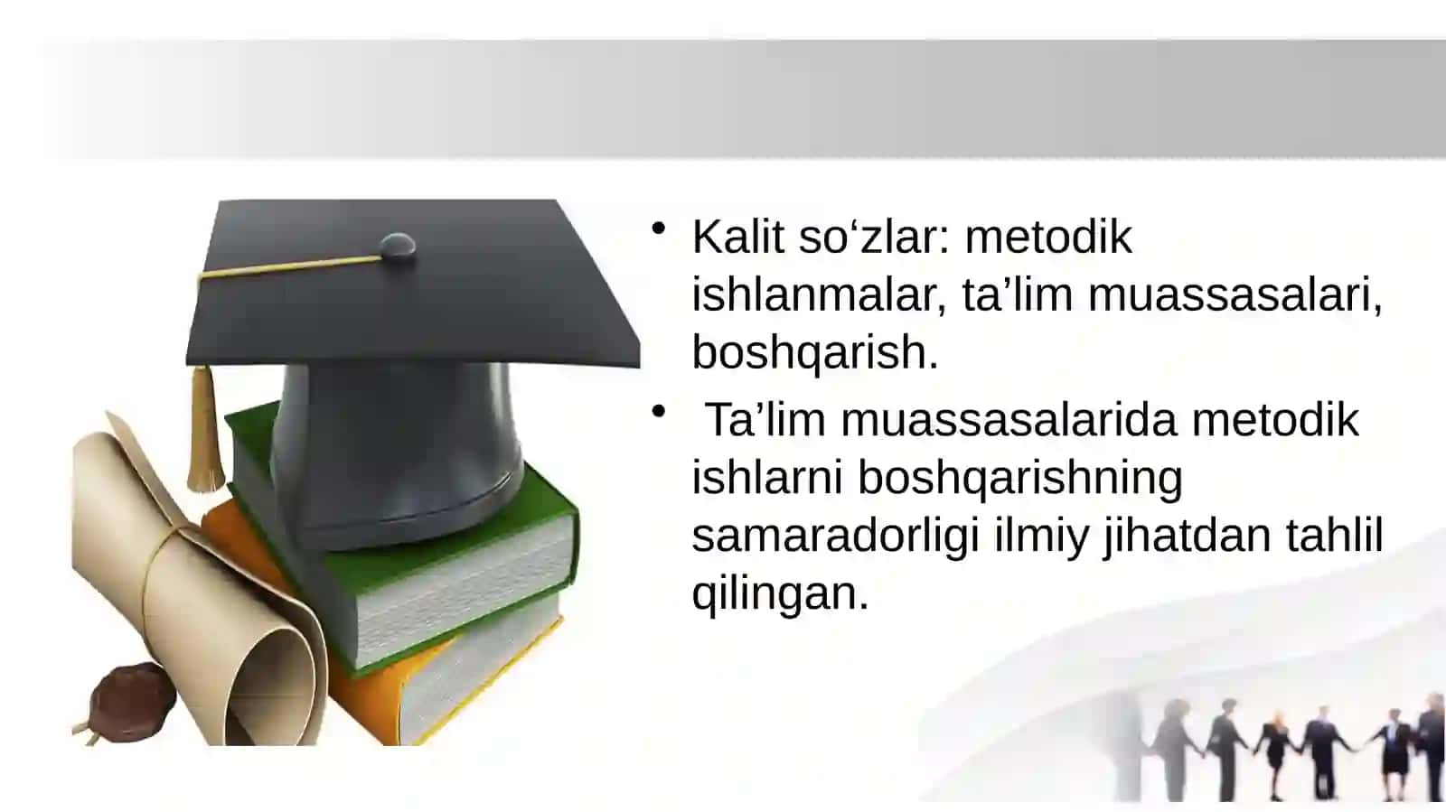 TA’LIM MUASSASALARIDA METODIK ISHLARNI BOSHQARISH 2