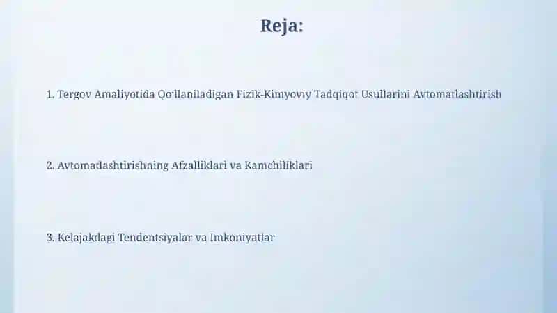 Magnit-rezonans spektroskopiyasini avtomatlashtirish 2
