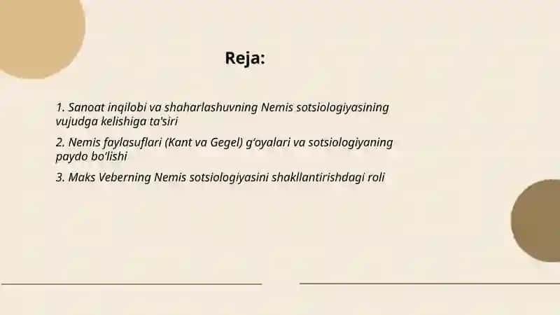 Nemis sotsiologiyasining vujudga kelishi 2