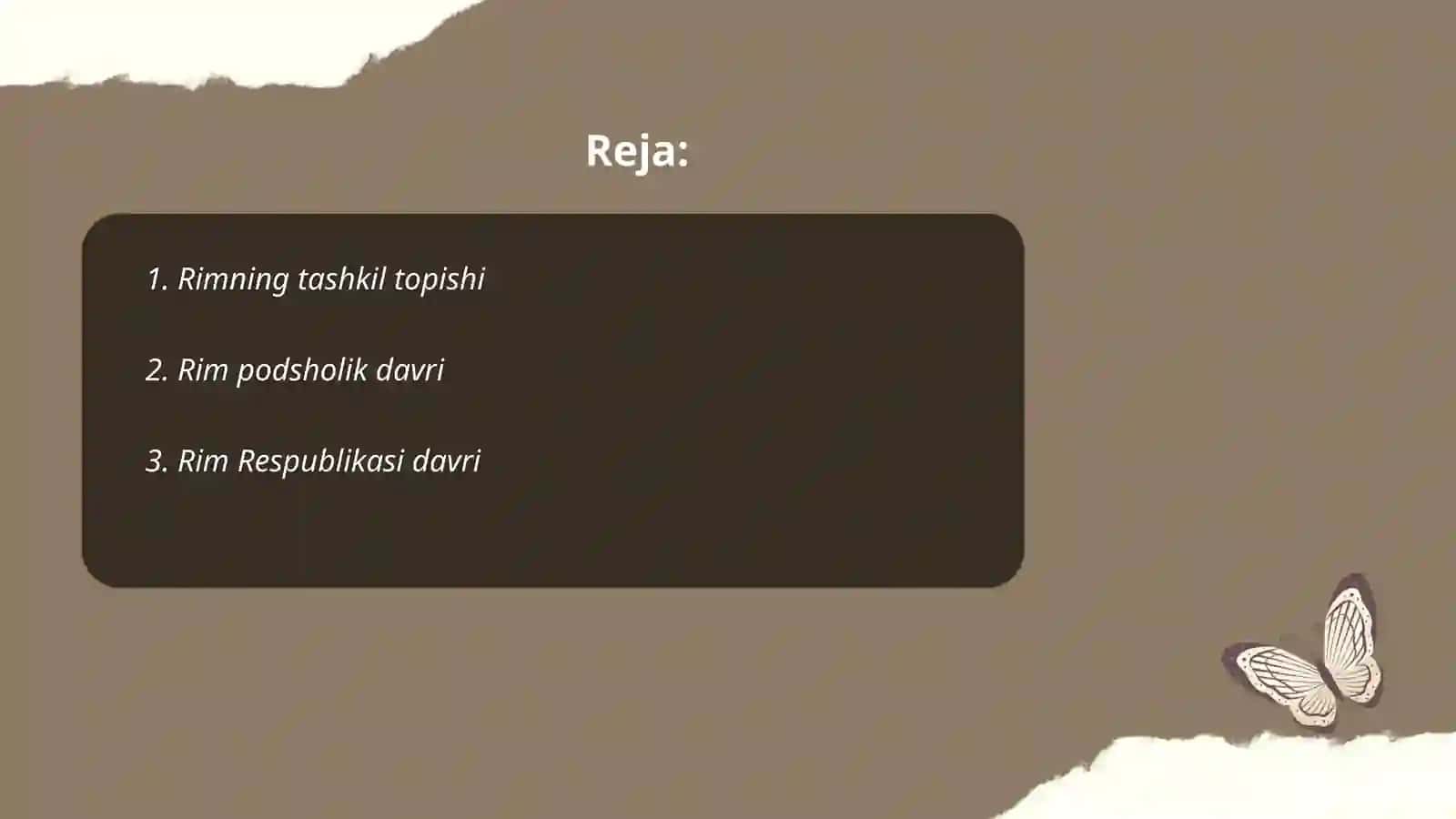 Qadimgi Rim tarixi 2