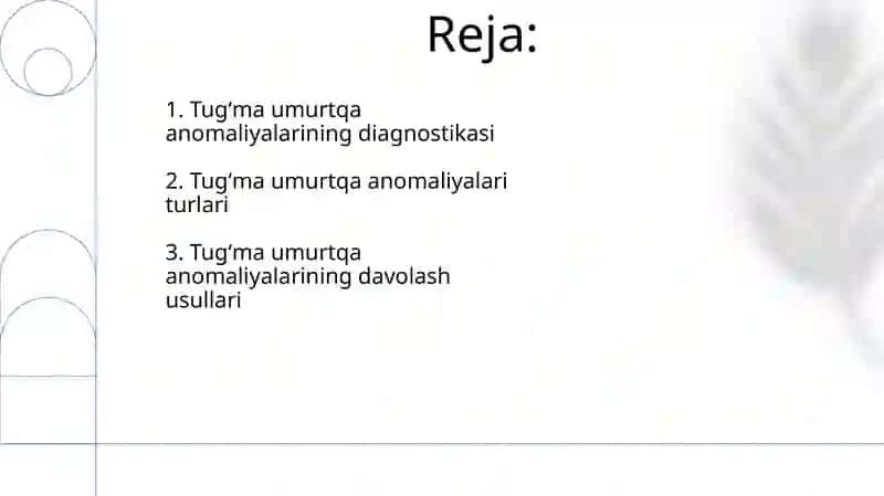 Umurtqa tug‘ma anomaliyalari 2
