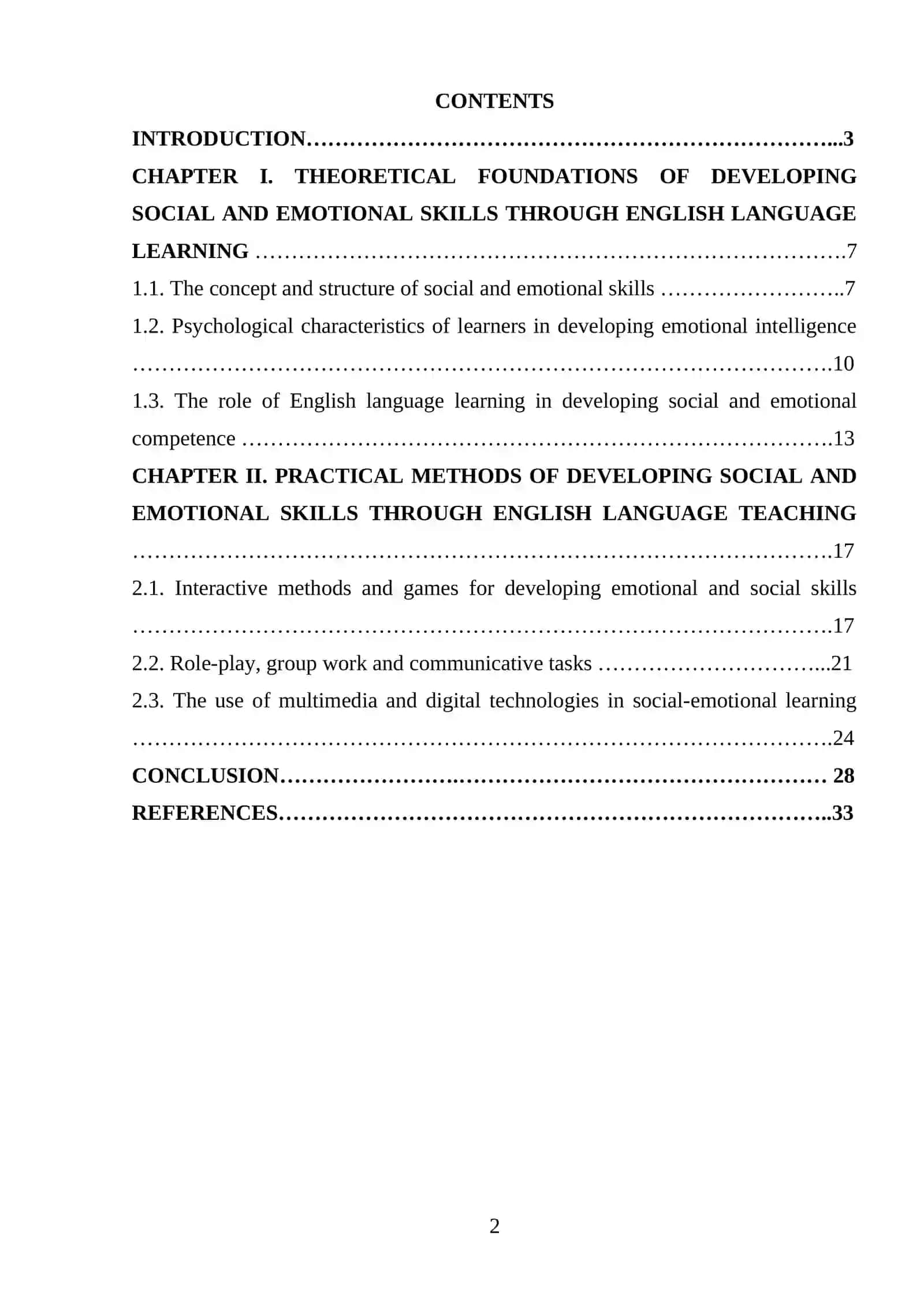 COURSE PAPER on Basics of Research in Linguistics and Foreign Language 2