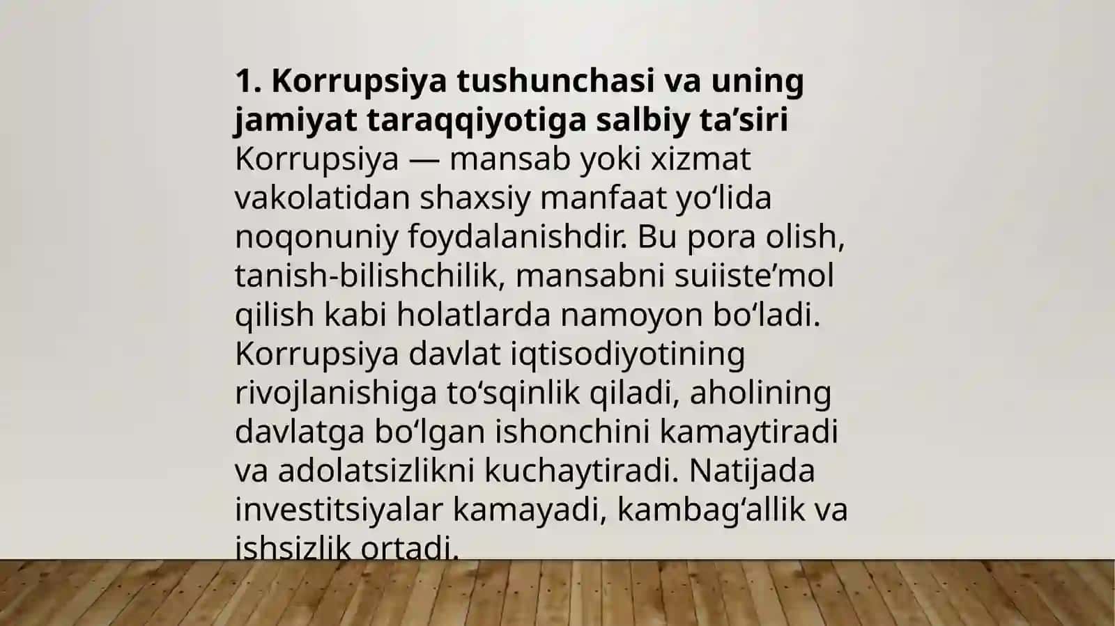 O'zbekistonda korupsiyaga qarshi kurashishning iqtisodiy-siyosiy va ijtimoiy huquqiy mexanizimlari 2