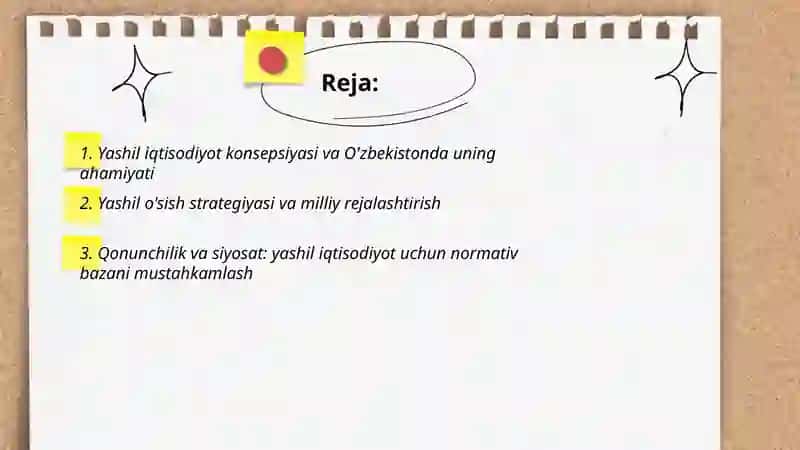 Yashil iqtisodiyot 2