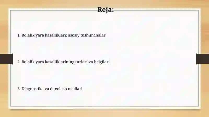 Bolalarda yara kasalliklari 2
