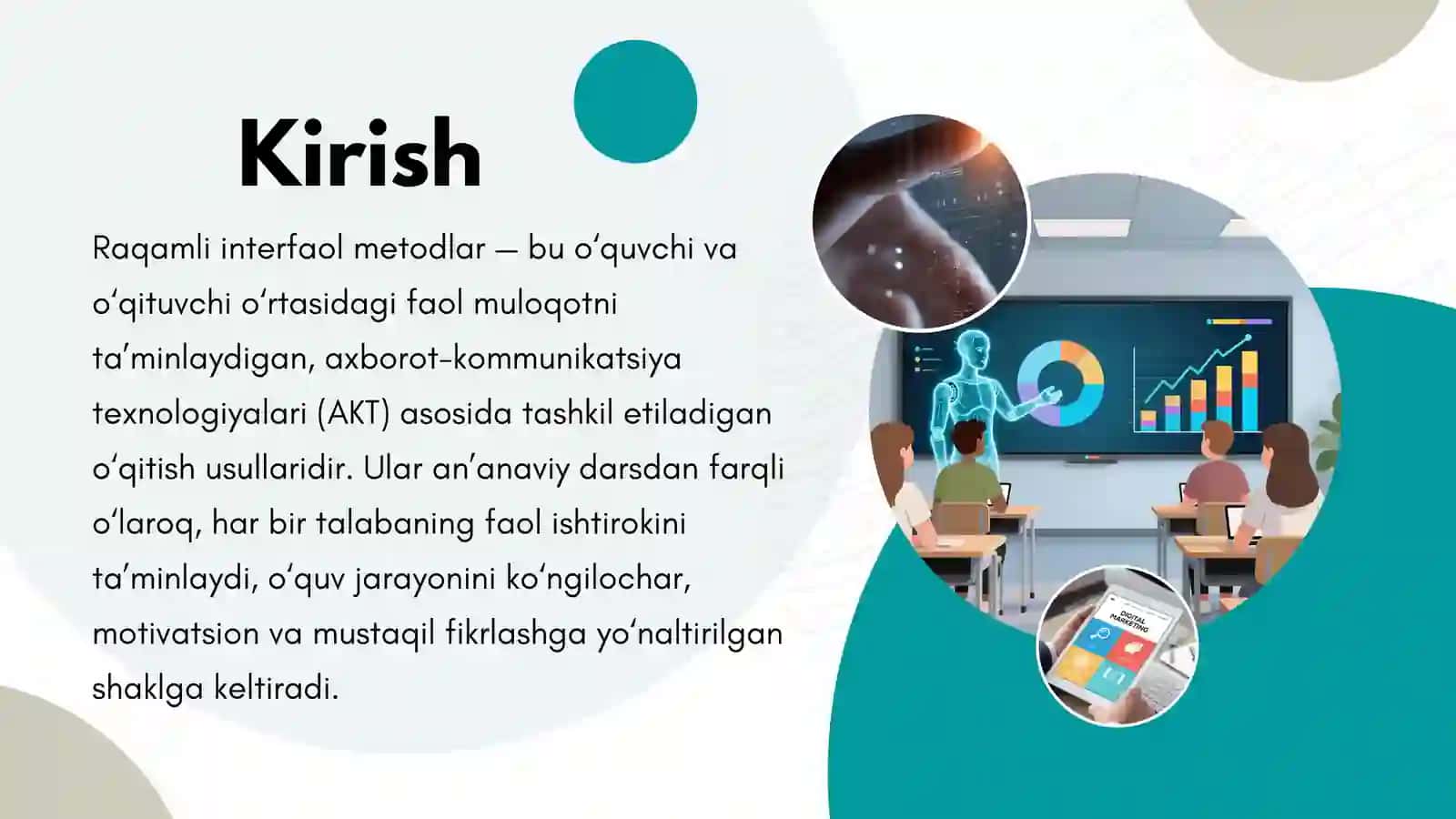 Raqamlashtirish sharoitida interfaol metodlardan foydalanish yo’llari 2