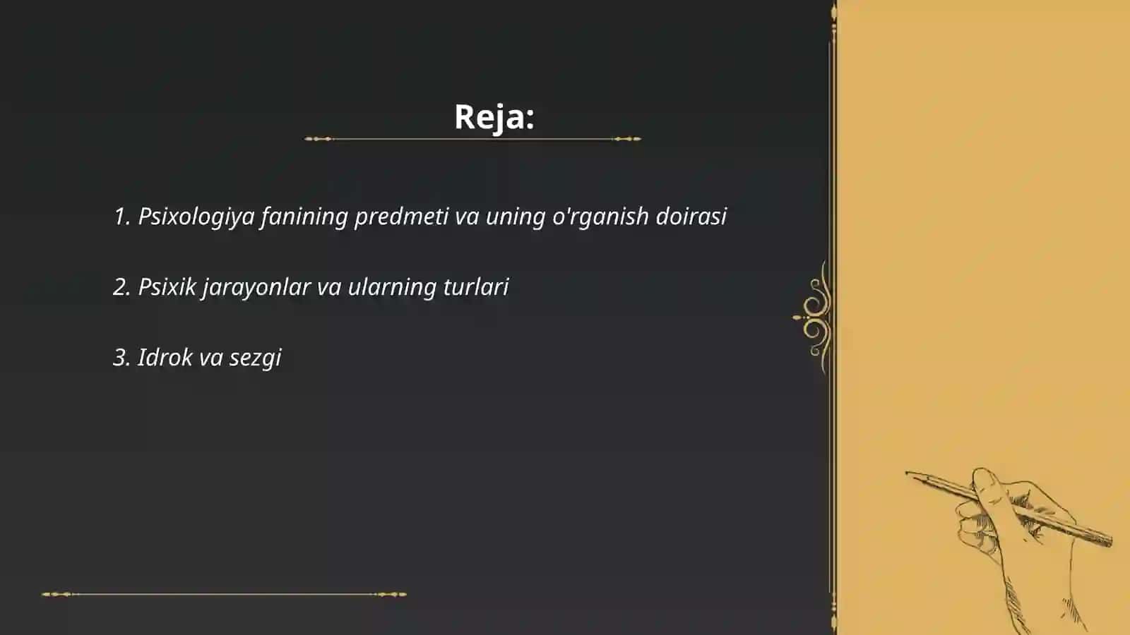 Psixologiya fanining predmeti 2
