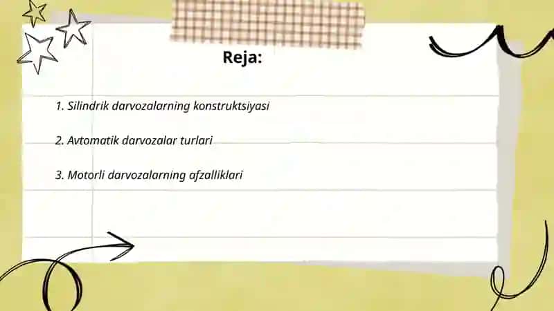 Silindrik darvozalar 2