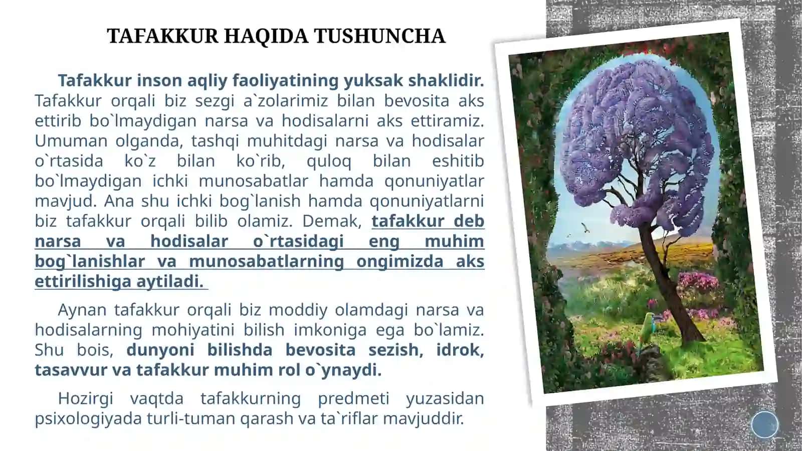 TAFAKKUR VA NUTQNING PSIXOLOGIK TAVSIFI 2