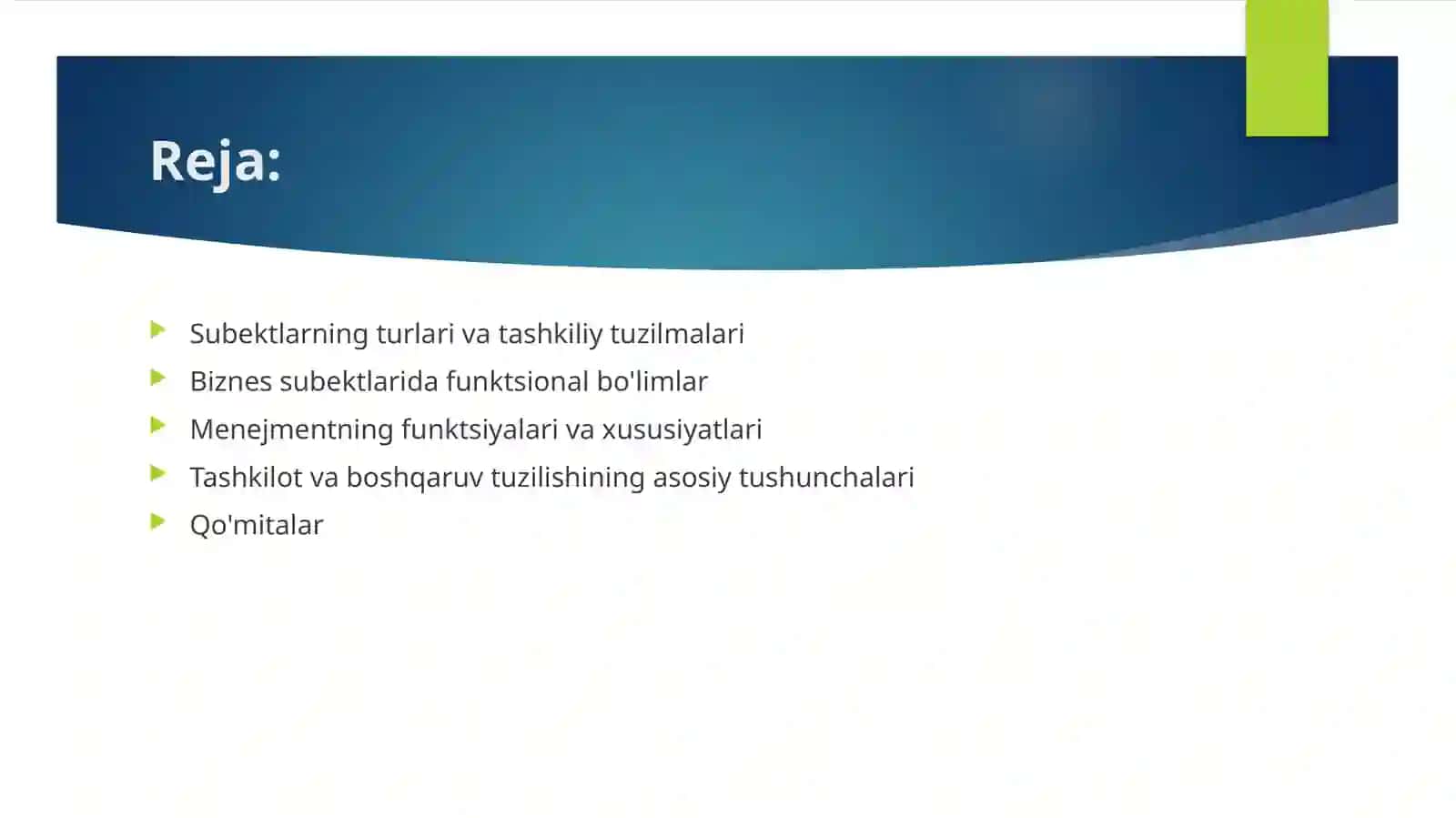 Biznes subyekti va uning strukturasi 2