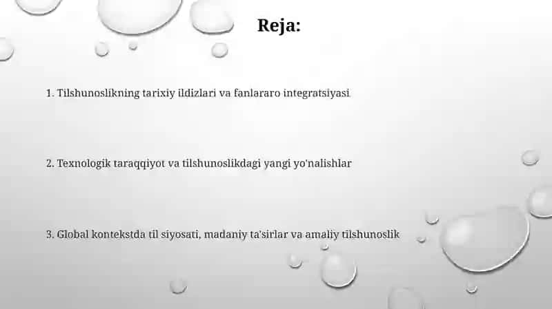 Tilshunoslikning boyish manbalarini organish 2