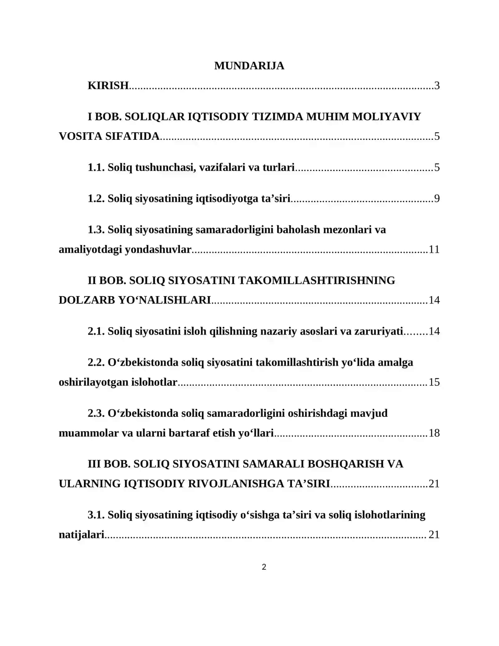 IQTISODIYOTDA SOLIQLARNING ROLI 2