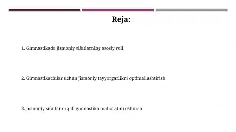 Gimnastikada jismoniy sifatlarning ahamiyati 2