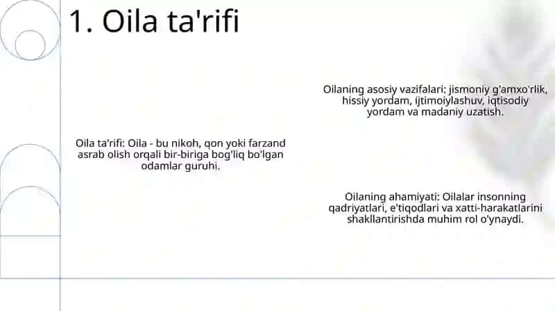 Oila Va Uning Asosiy Funksiyalari 2