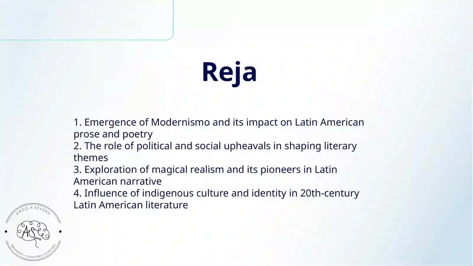 LATIN AMERICAN LITERATURE OF 20TH CENTURY 2