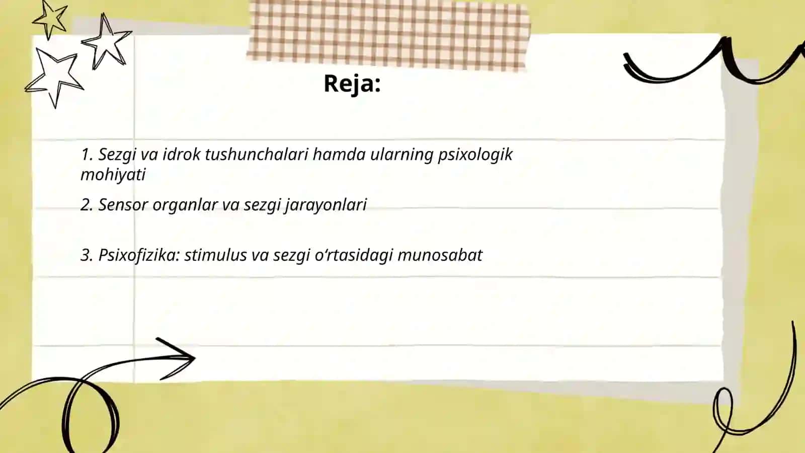 Sezgi va idrokni psixologik mohiyati 2
