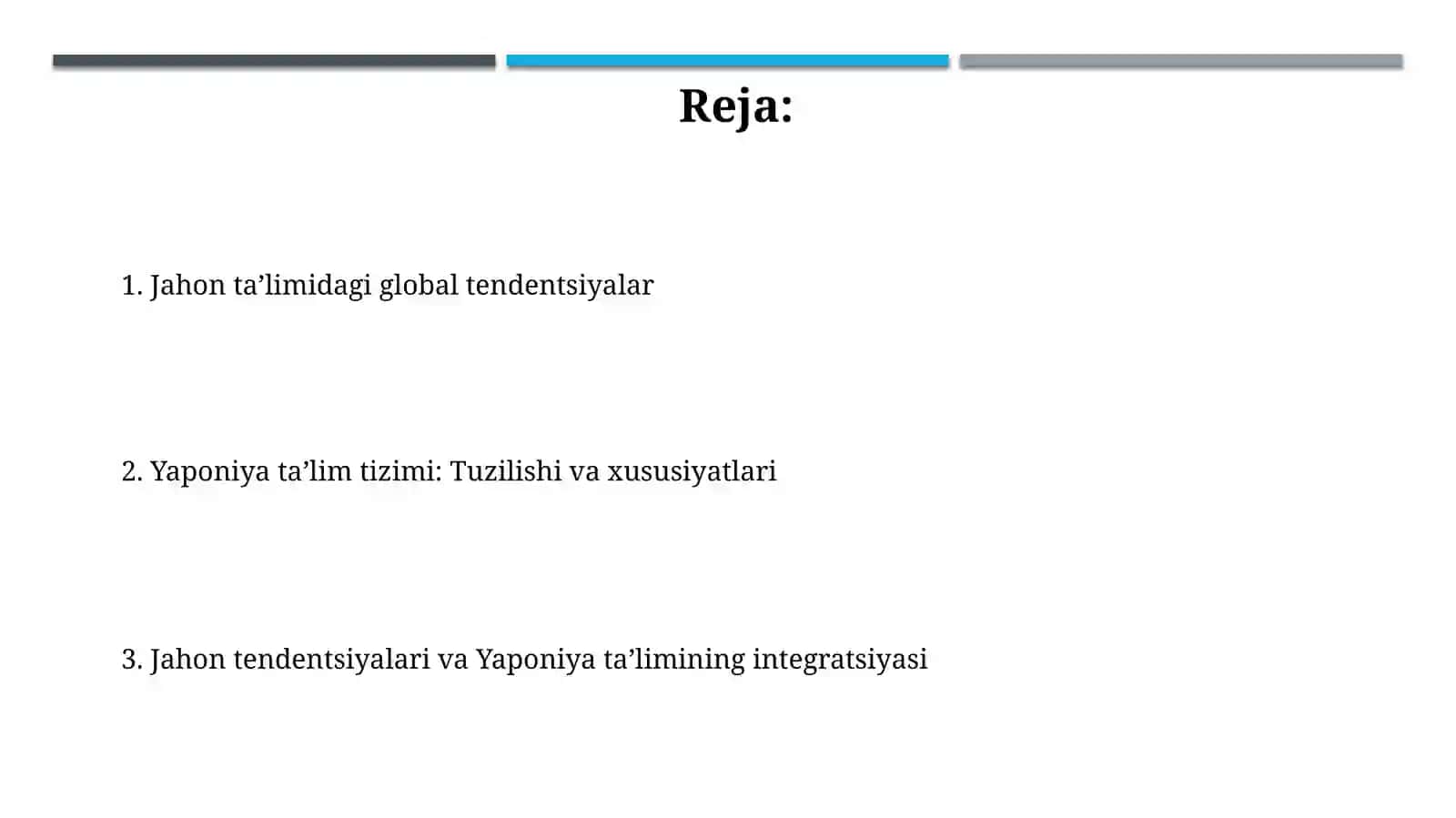 Jahon taʼlimidagi global tendentsiyalar 2
