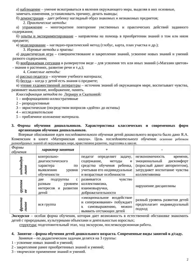 Дошкольная педагогика 2