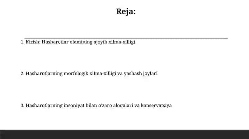 Hasharotlar Ekologiyasi 2