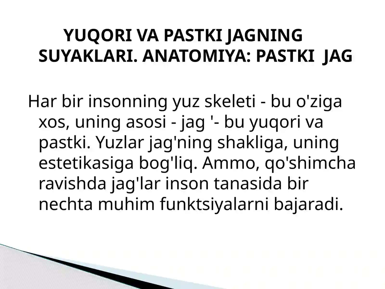 Yuqorivapastkijag'larrezektsiyasi 2