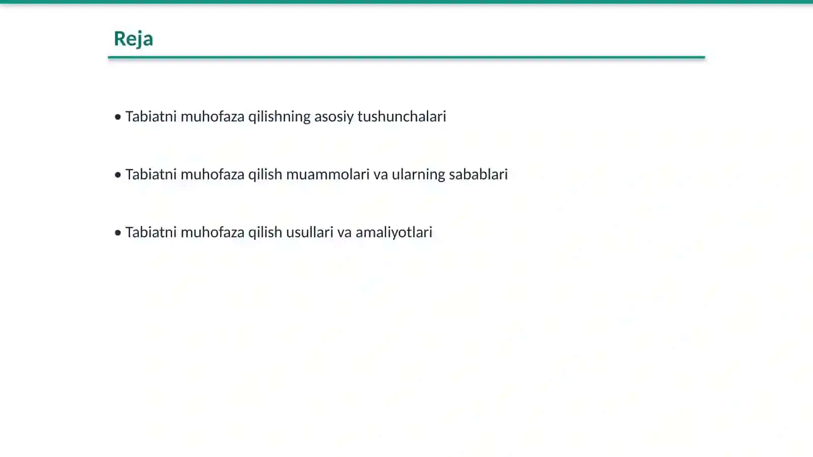 Tabiatni muhofaza qilish 2