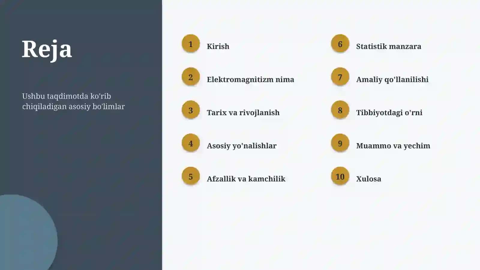 Elektromagnitizm Asoslari va tushunchasi 2