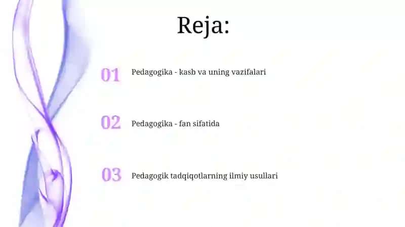 Pedagogika - kasb va uning vazifalari 2