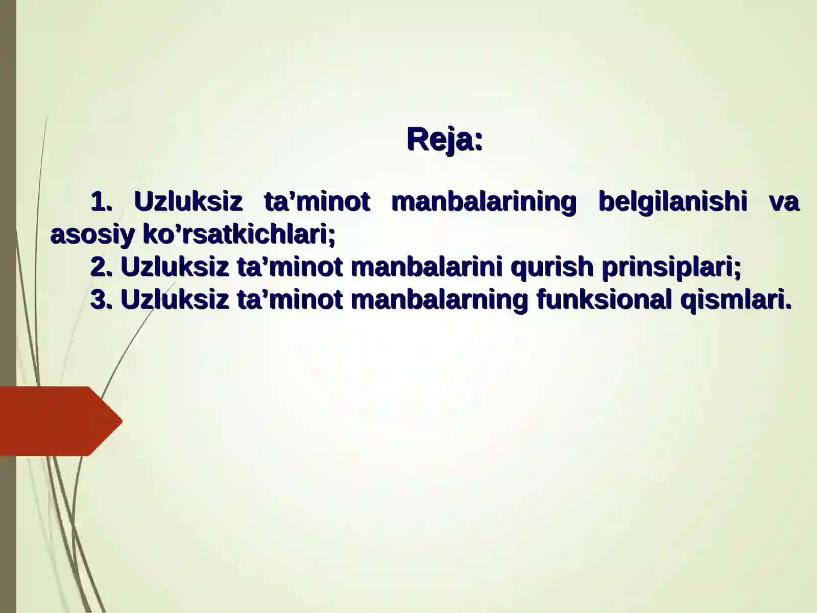 Uzluksiz elektr ta’minoti manbalari va tizimlari 2