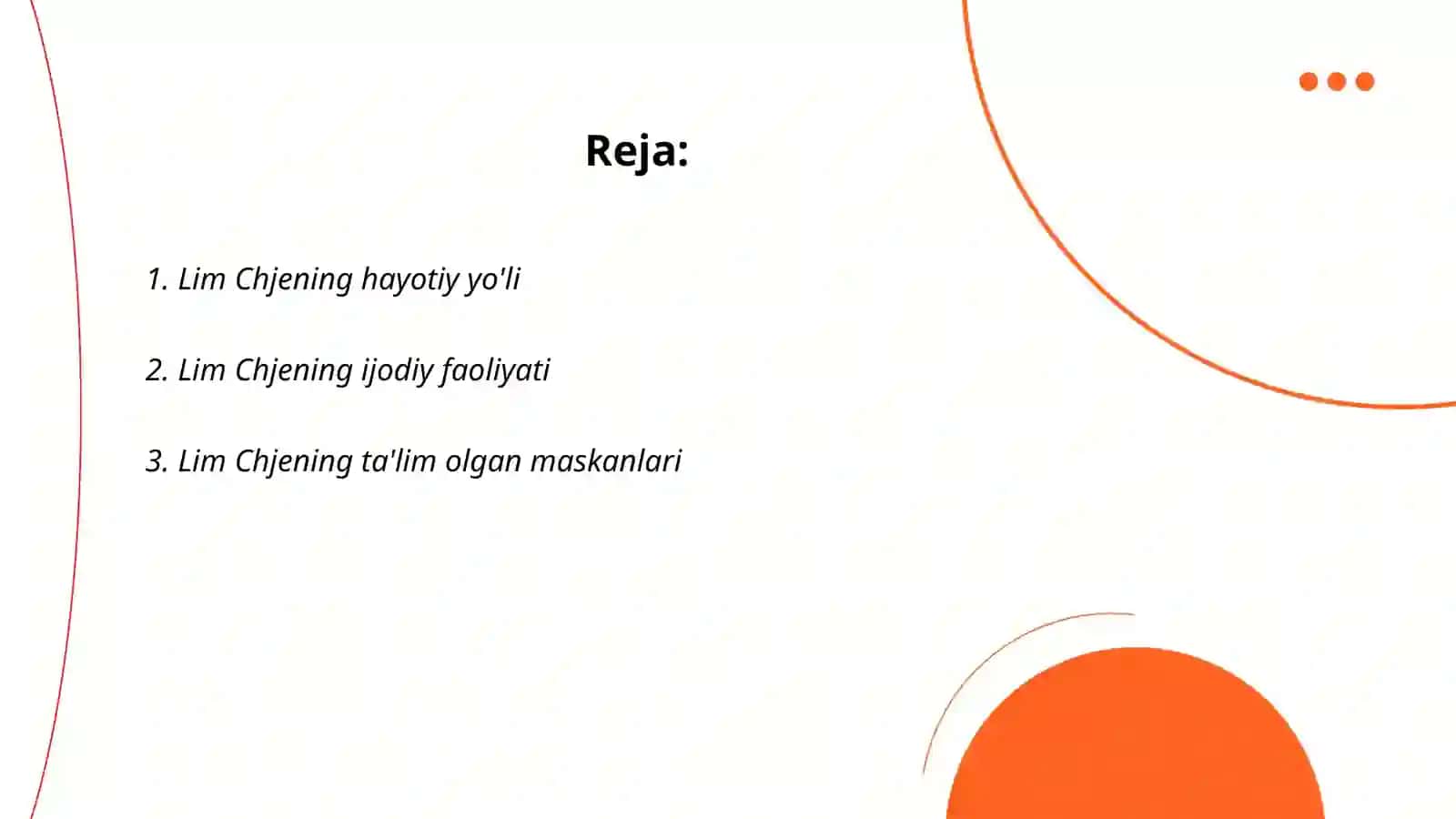 Lim Chje hayoti va ijodi 2