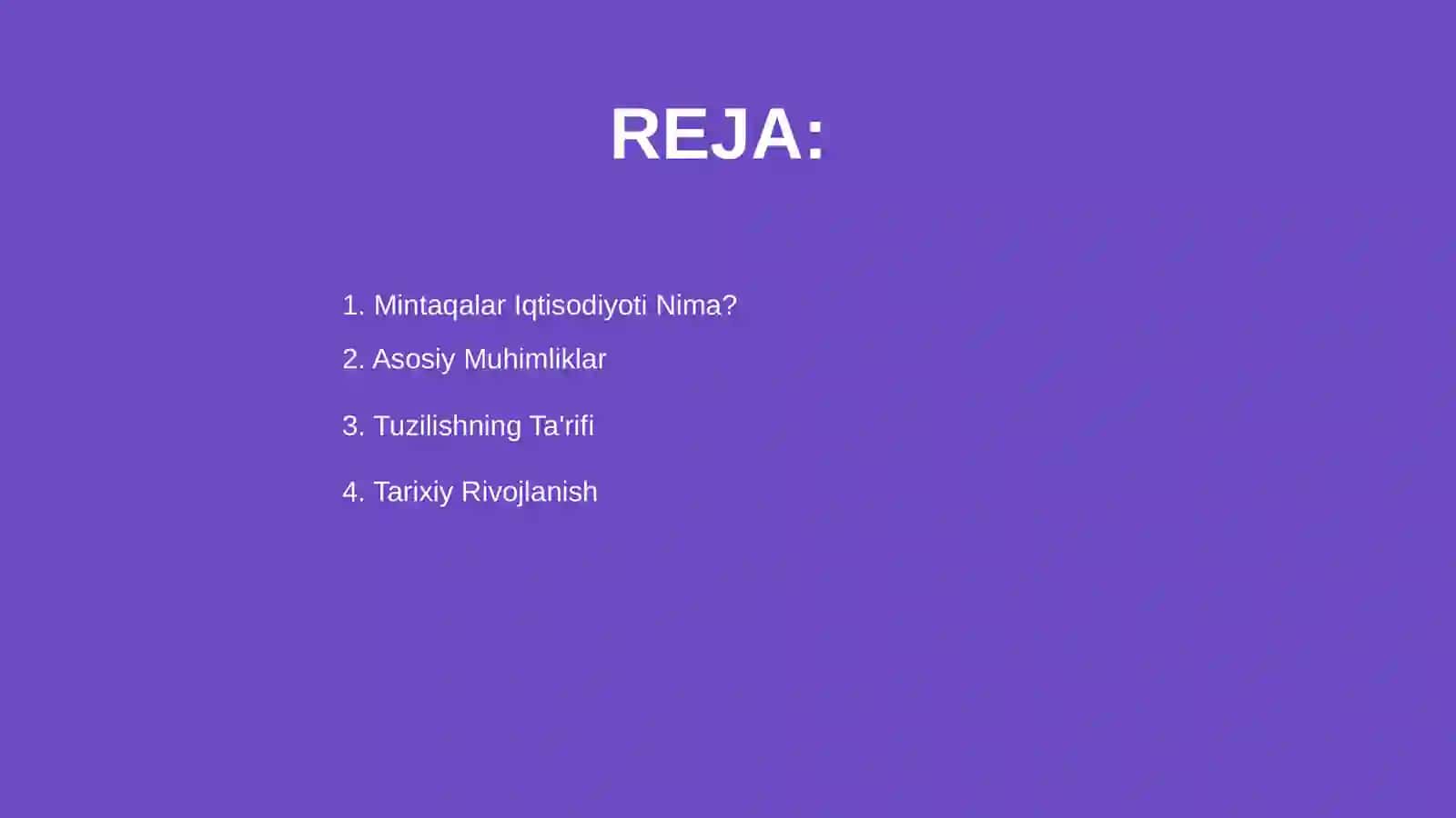 Mintaqalar Iqtisodiyoti Tuzilishi 2