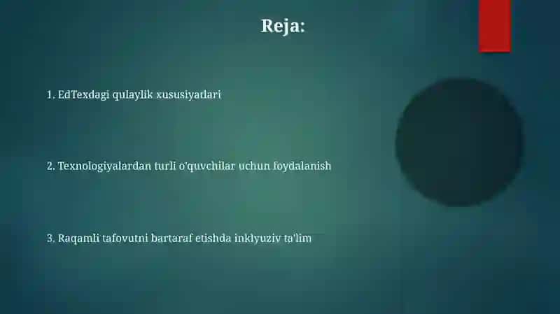 Inklyuziv taʼlim texnologiyasi 2