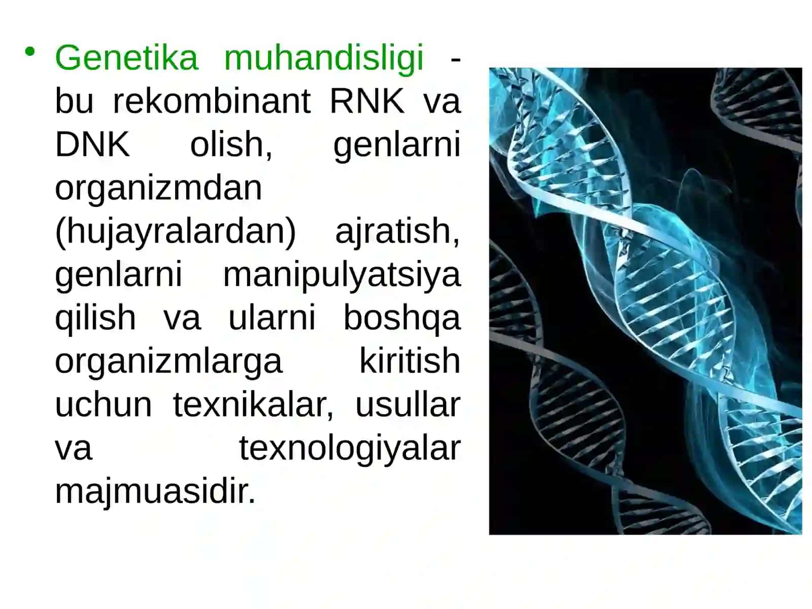 O'simliklar genetik muhandisligi 2